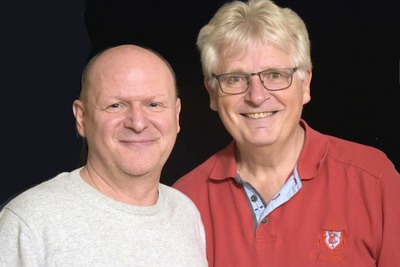 Christoph Stich und Gerhard Blaboll beim Radiointerview