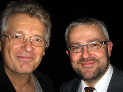 Hubert Ortner und Gerhard Blaboll beim Radiointerview