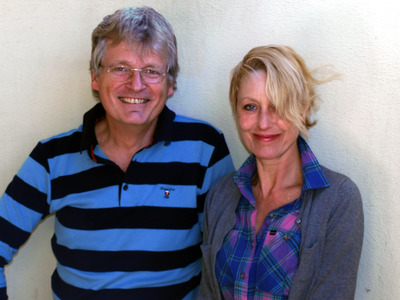 Isabella Wolf und Gerhard Blaboll beim Radiointerview