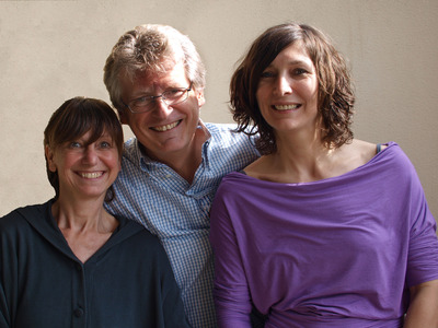 Elfriede Hauder & Ingeborg Schwab und Gerhard Blaboll beim Radiointerview