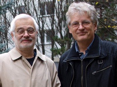 Helmuth A. Niederle und Gerhard Blaboll beim Radiointerview