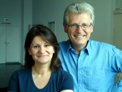 Sigrid Hauser und Gerhard Blaboll beim Radiointerview
