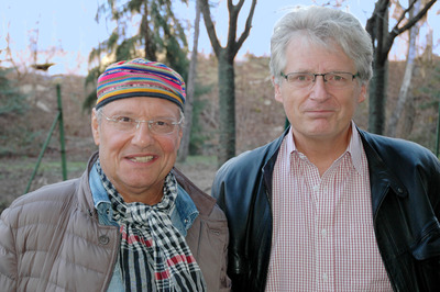 Joesi Prokopetz und Gerhard Blaboll beim Radiointerview