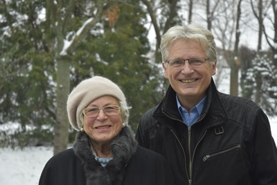 Wilfriede Deutsch und Gerhard Blaboll beim Radiointerview