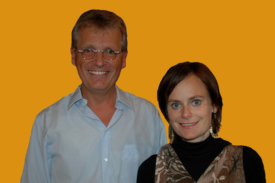Nina Blum und Gerhard Blaboll beim Radiointerview