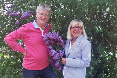 Susanne Dobesch und Gerhard Blaboll beim Radiointerview