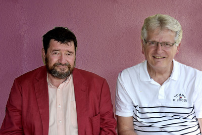 Egyd Gstättner und Gerhard Blaboll beim Radiointerview