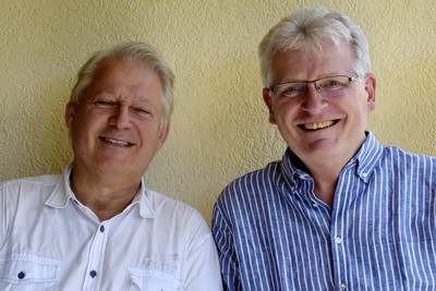 Eduard Kutrowatz und Gerhard Blaboll beim Radiointerview