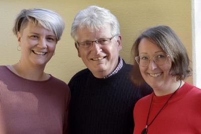 Daniela Fuchs & Susanne Rosenlechner und Gerhard Blaboll beim Radiointerview