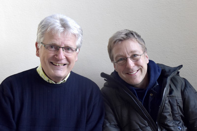 Max Müller und Gerhard Blaboll beim Radiointerview