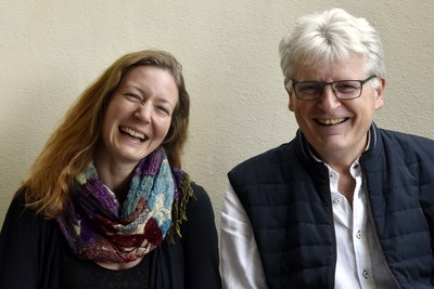 Sophie Katharina Schollum und Gerhard Blaboll beim Radiointerview