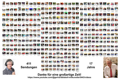 DANKE FÜR 17 JAHRE UND 411 SENDUNGEN! und Gerhard Blaboll beim Radiointerview