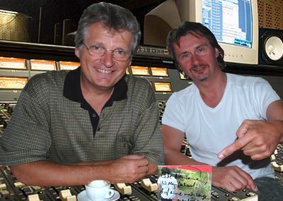 Gerald Etzler und Gerhard Blaboll beim Radiointerview